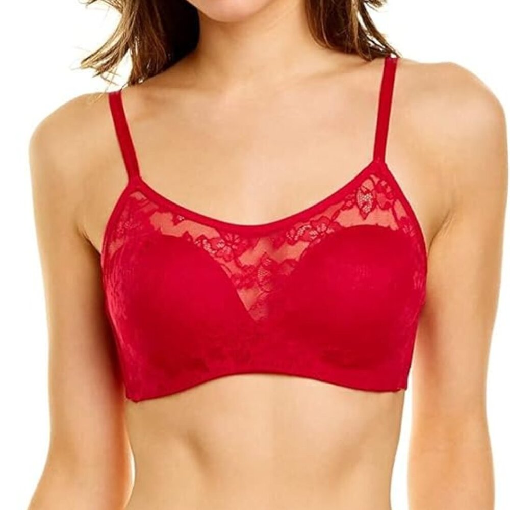 Le Mystere Women's Stretch Lace Wireless Bra